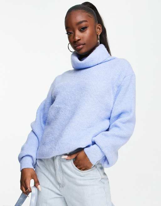 Baby blue hot sale cropped jumper