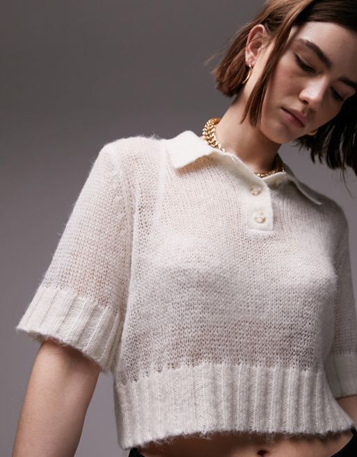 Knitted Shirt - Ivory