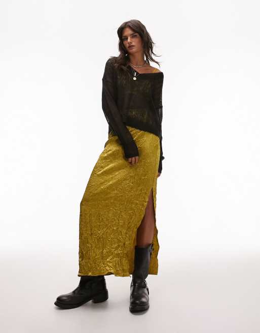 Gold jumper outlet topshop