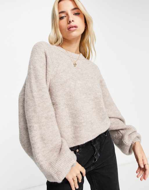 Crop shop jumper topshop