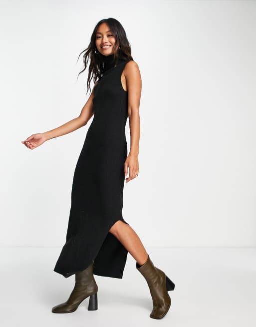 Black maxi hotsell dress sleeveless