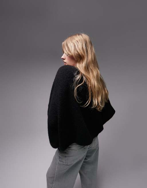 Black shop slouchy jumper