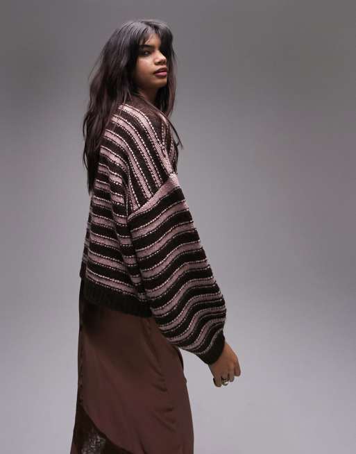 Topshop deals striped jumper