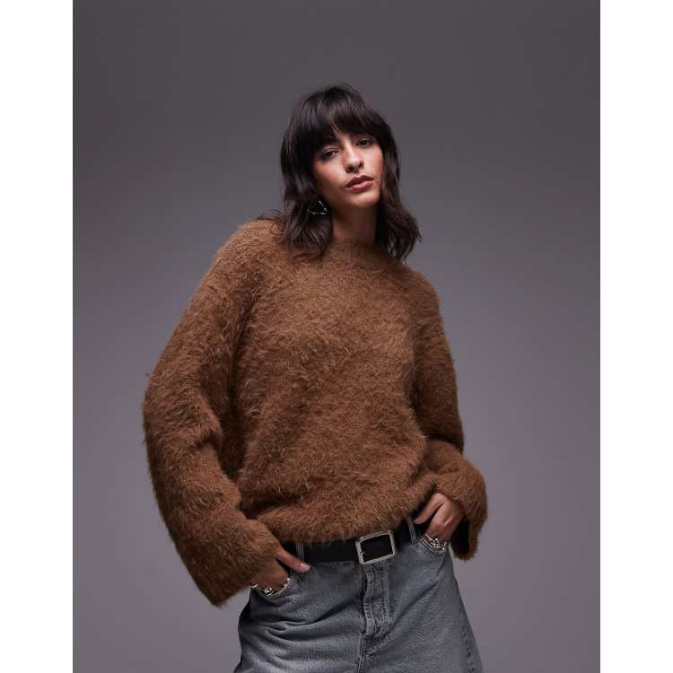トップス Fluffy loose knit andmary 206917628-1-toffee?$n_750w$&