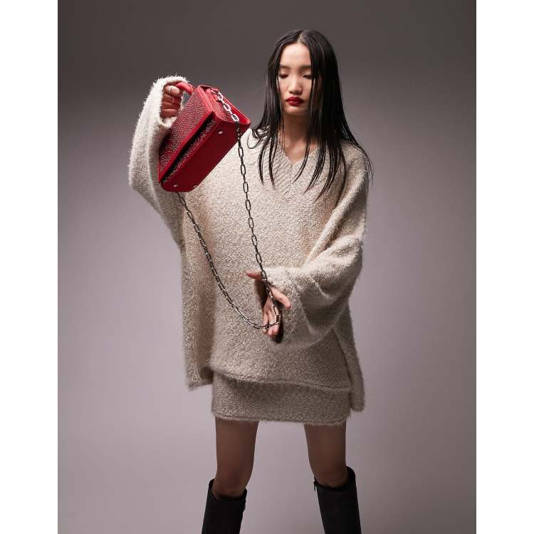 Topshop clearance fuzzy sweater