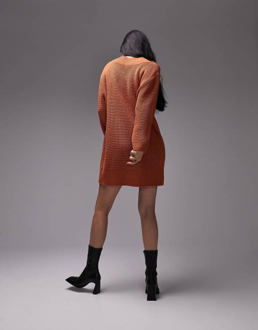 Topshop rust coat hotsell