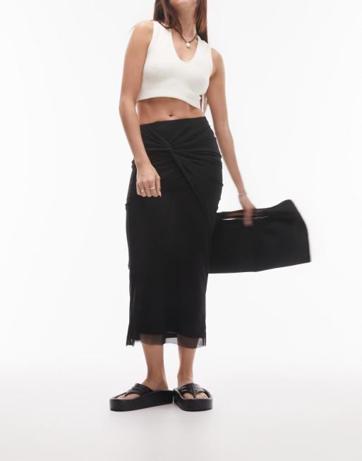 Asos topshop midi skirt sale