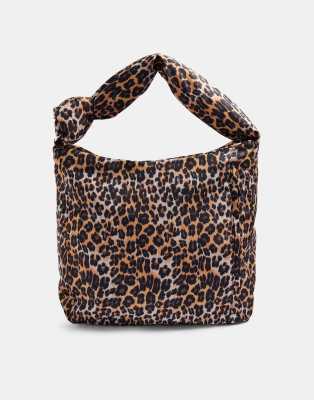 Leopard print 2025 tote bag topshop