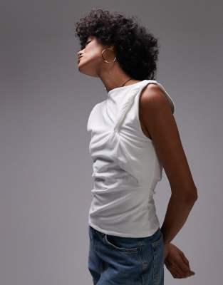 Topshop Knot Shoulder Tank