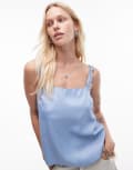 [Topshop] Topshop knot square neck cami in blue 8 BLUE