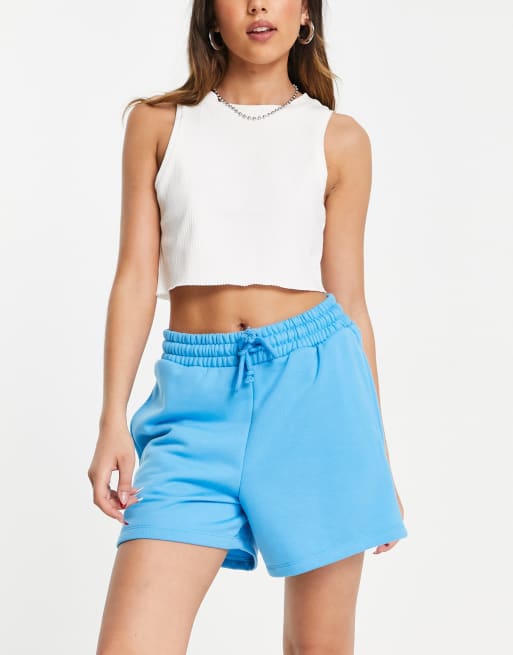 Topshop - Koboltblå joggingshorts i jersey, 4 af 4