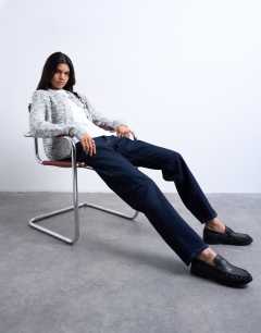 Kort high rise straight jean in indigo rinse