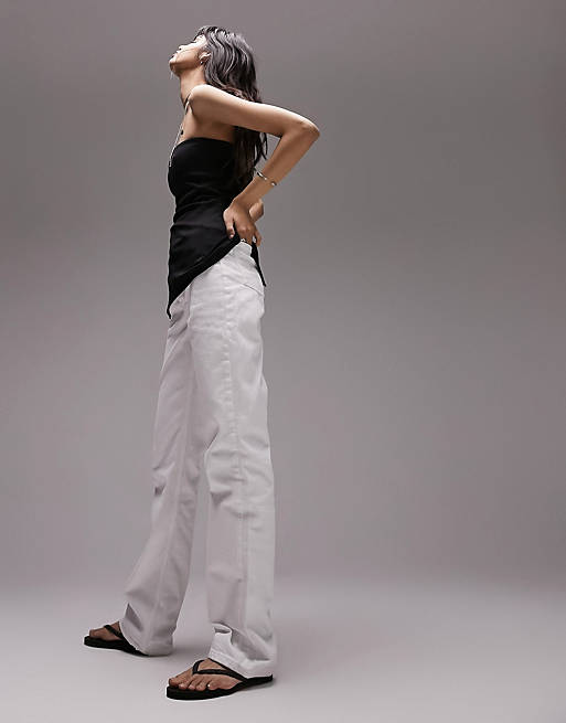 asos.com | Topshop Kort jean in white