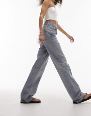 Topshop Kort jeans in bleach | ASOS