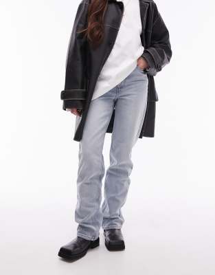 Topshop Kort jeans in bleach - ASOS Price Checker