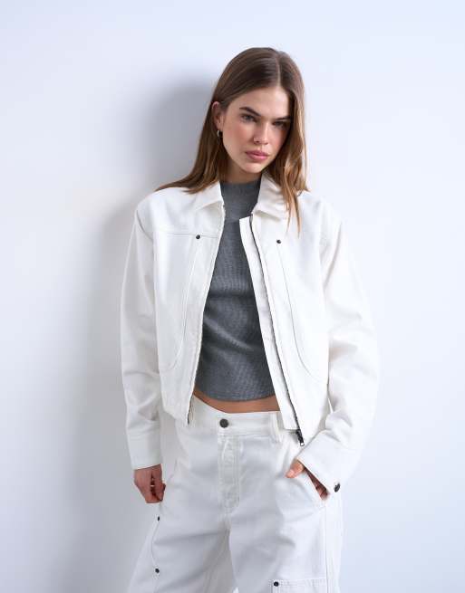 Topshop – Column – Zestaw w stylu utility w kolorze ecru, 2 z 3
