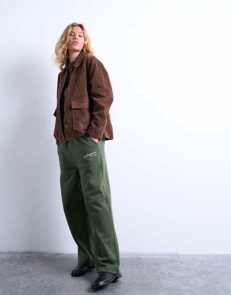 Sawmew Dames Wijde Pijpen Broek Casual Basic Zomer Broek Dames Cargo Broek Baggy Y2K Vintage Effen Joggingbroek Stretch Lange Wijde Pijpen Broek Joggingbroek Broek Met Zakken