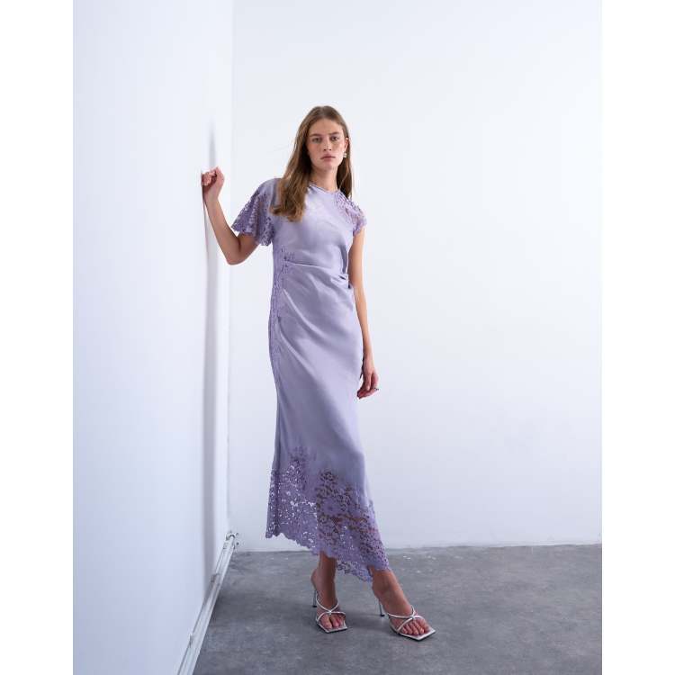 grey violet dress Women's Violet Dress Hydrangea – Rylee + Cru main image 1