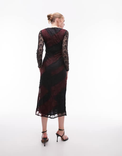 Topshop patchwork dress store