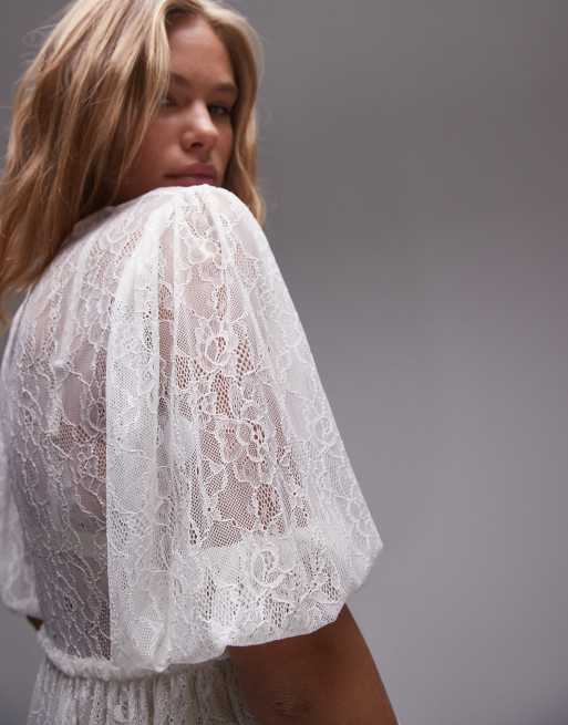 トップス lace ribbon tie tops ivory Topshop lace tie front top in ivory | ASOS