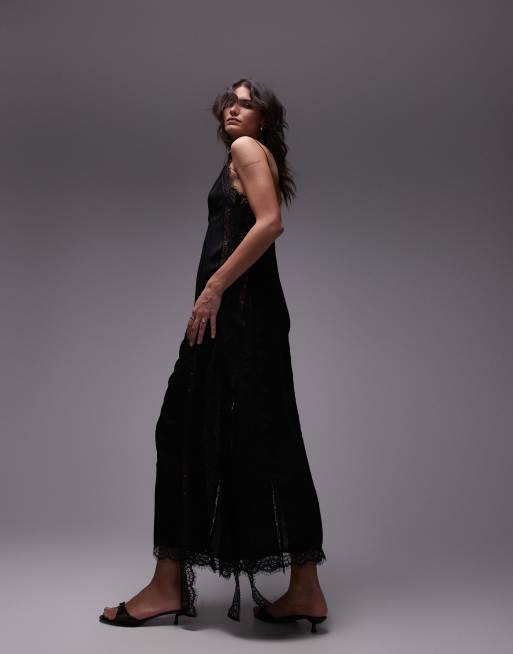 sachin and babi light blue dress Tach Clothing Arya Hand Embroidered Knit Dress - Black main image 1