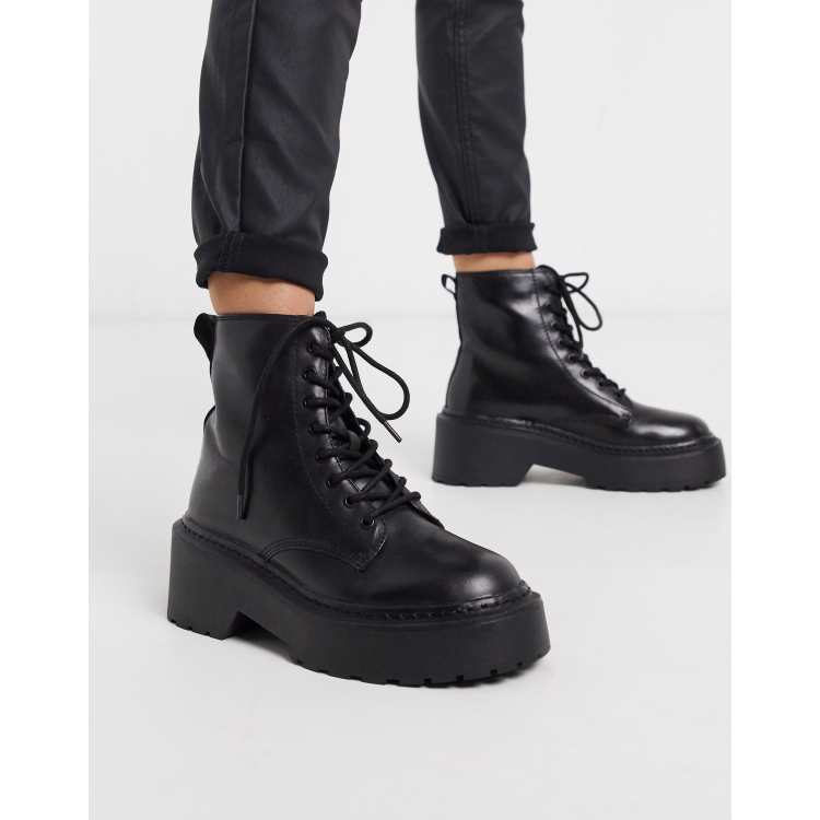 Topshop artist lace up 2025 boots