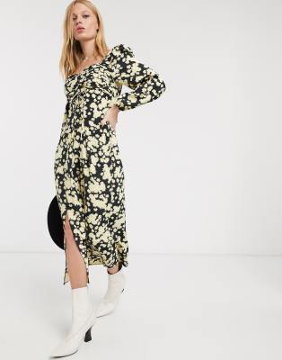 topshop pleated dress