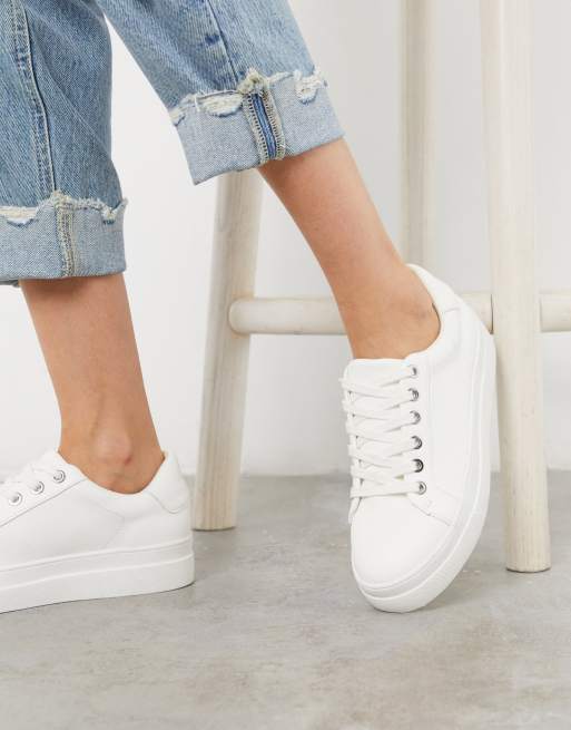 Topshop hot sale white sneakers