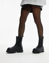 ASOS DESIGN Appollo padded snow boots in black | ASOS
