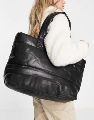 fluffy tote bag topshop