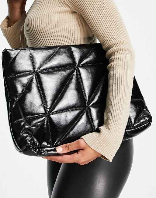 Topshop black hot sale clutch bag