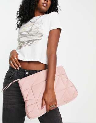 topshop pink clutch bag