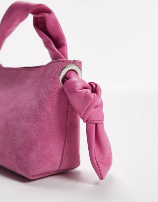 Leather mini bag Launer Pink in Leather - 17820018