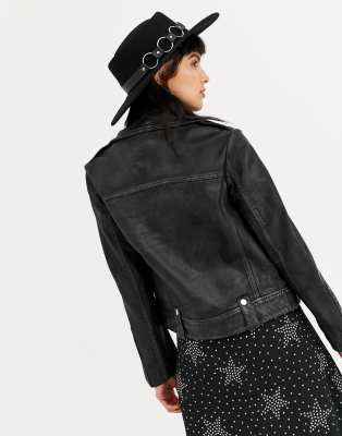 topshop genuine leather motorcycle jackets