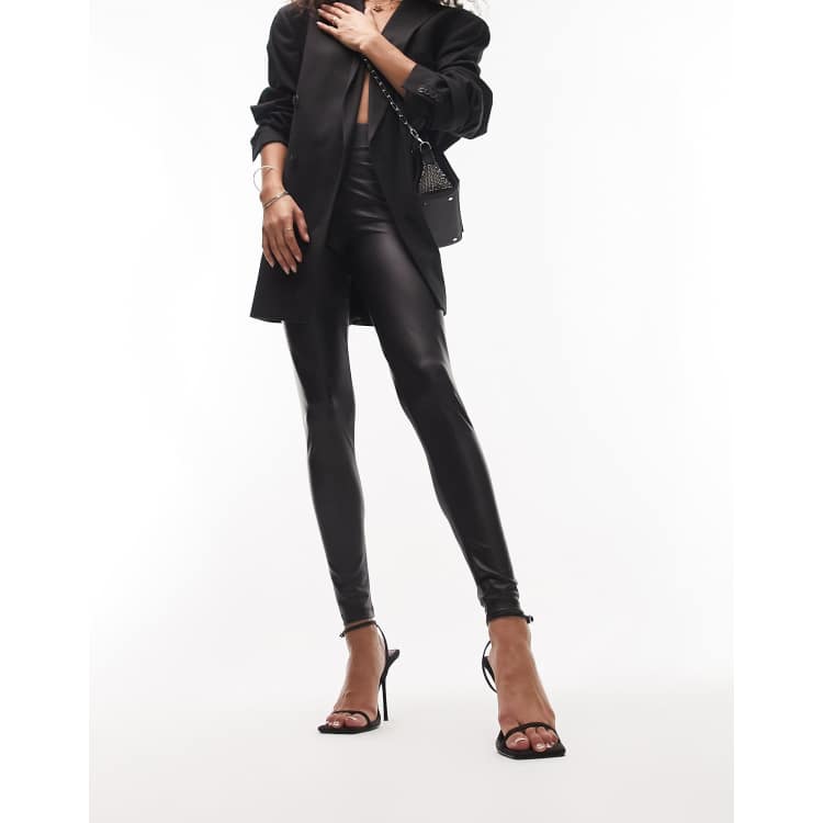 Wet look leggings clearance zara