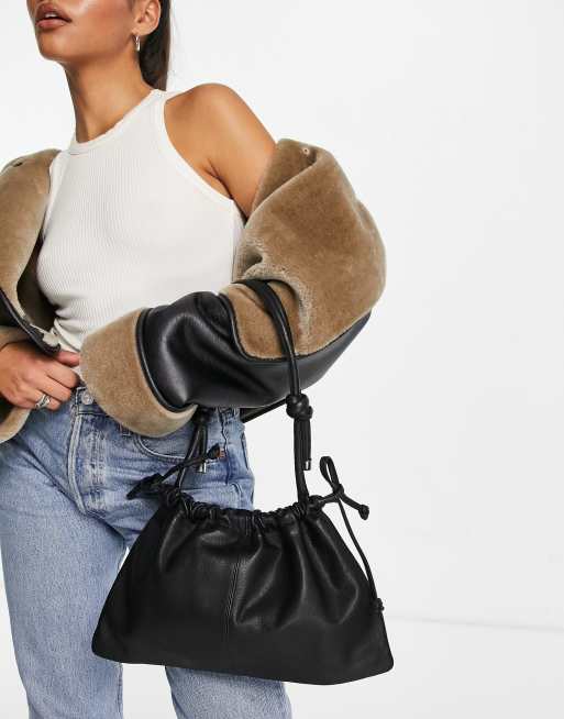 Topshop ruched shoulder discount bag