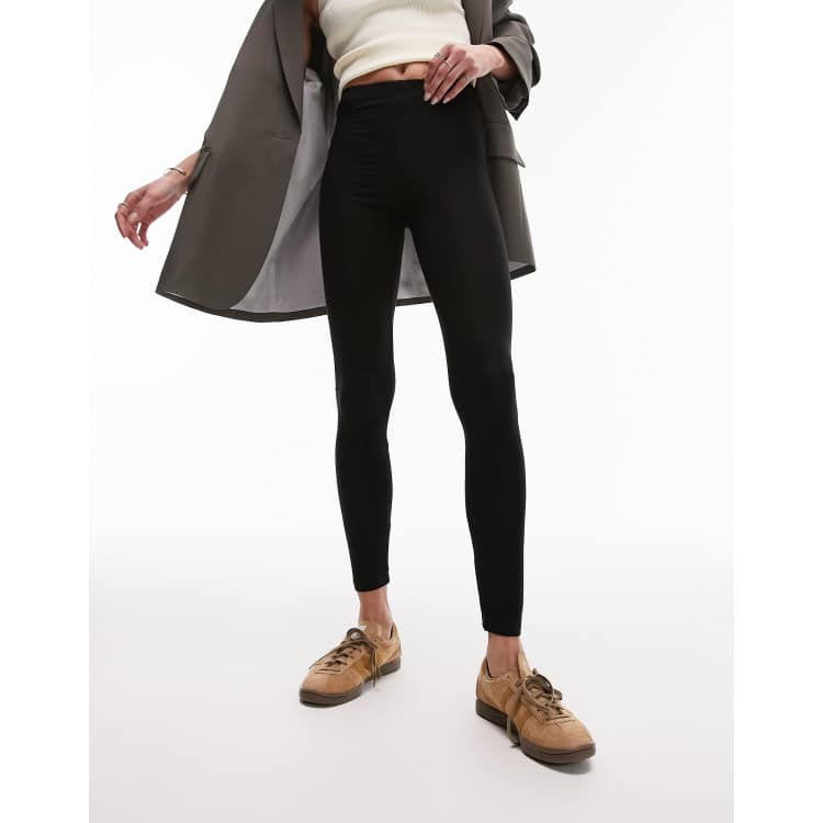 Legging Topshop Noir Effet Délavé à L'acide Avec Motifs Roses Et Bleus - Taille 6 - Occasion Très Bon état