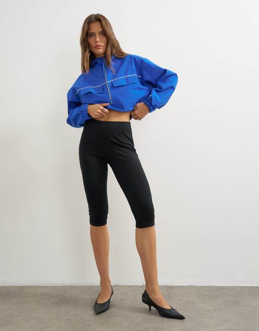 Topshop - Legging court en jersey - Noir, 3 de 5