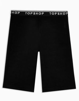 topshop black cycling shorts