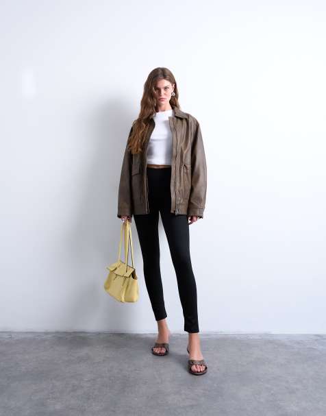 Topshop - Leggings lunghi neri - view 1