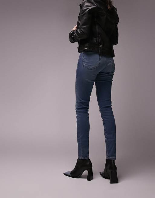 Topshop leigh jeans clearance black