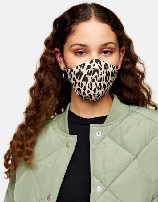 Topshop Leopard face mask