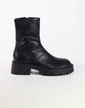 Topshop Liam chunky sock boot in black