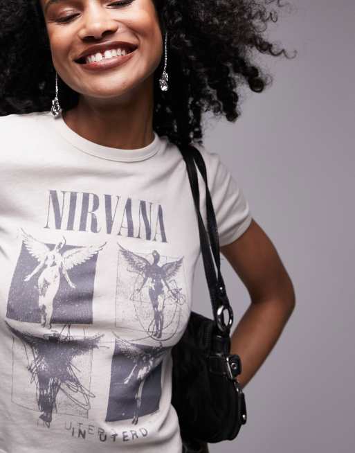 Nirvana t 2025 shirt topshop