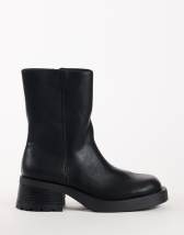 Topshop Lillian chunky ankle boot in black