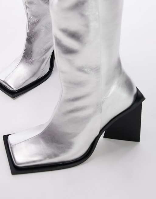 silver tip boots