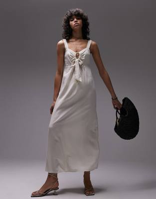 Topshop hot sale linen dress