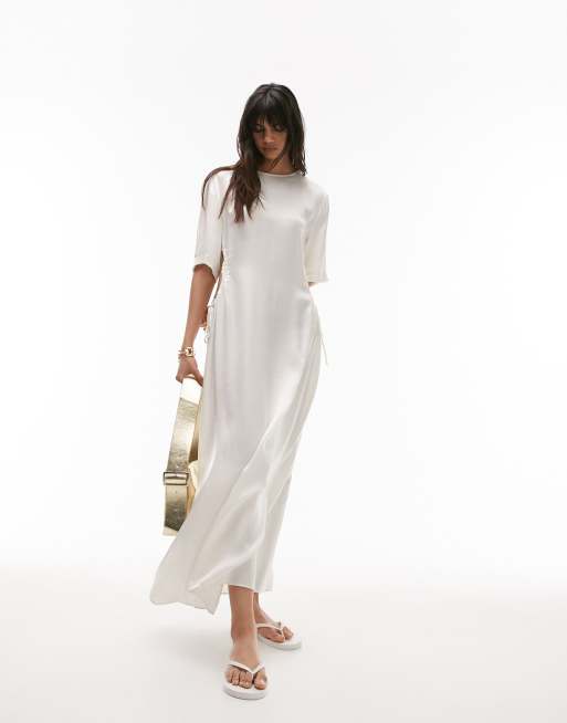 Topshop best sale linen dress