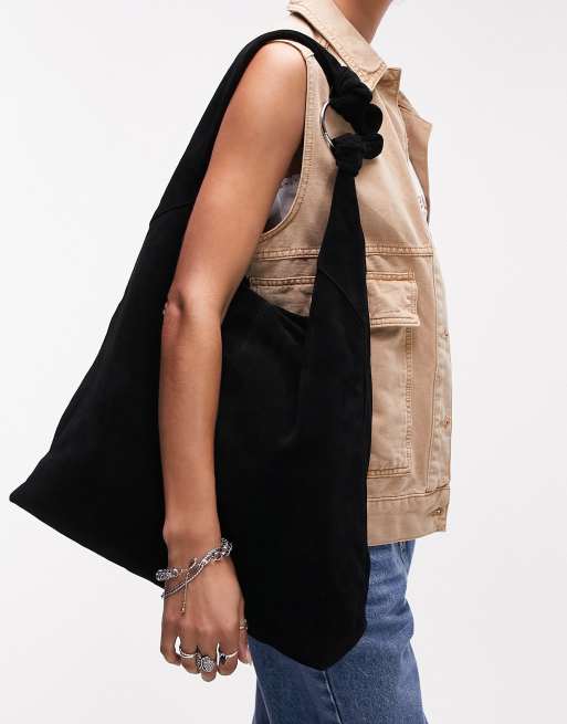 Topshop - Liss - Tote bag en daim