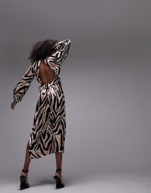 Zebra dress outlet topshop